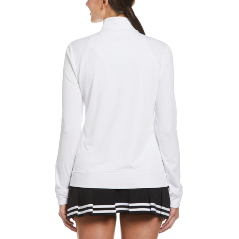 Performance Track Style Tennis Jacket (Bright White) 
