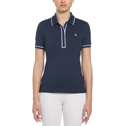 Performance Veronica Short Sleeve Golf Polo Shirt (Black Iris) 