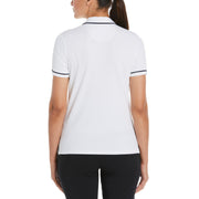 Performance Veronica Short Sleeve Golf Polo Shirt (Bright White) 