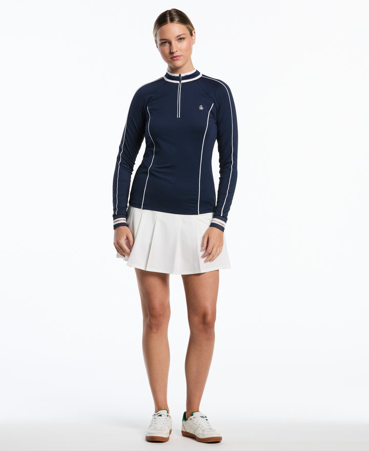 Quarter Zip UV Protection Shirt (Black Iris) 