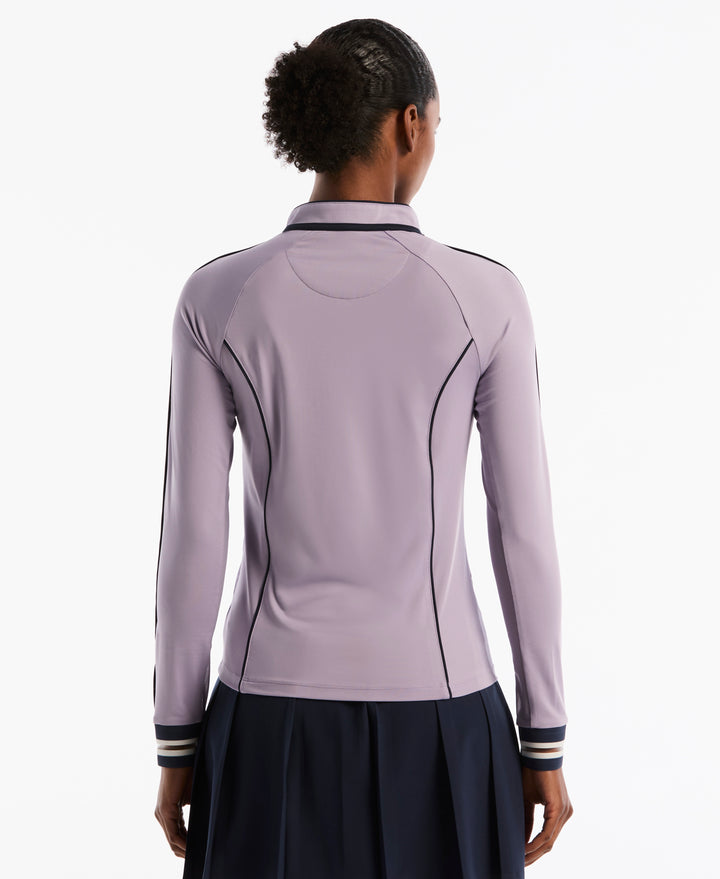 Long Sleeve Colorblock Sun Protection Shirt (Heirloom Lilac) 