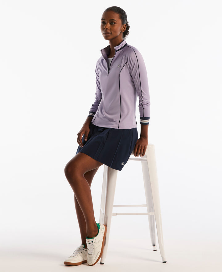 Long Sleeve Colorblock Sun Protection Shirt (Heirloom Lilac) 