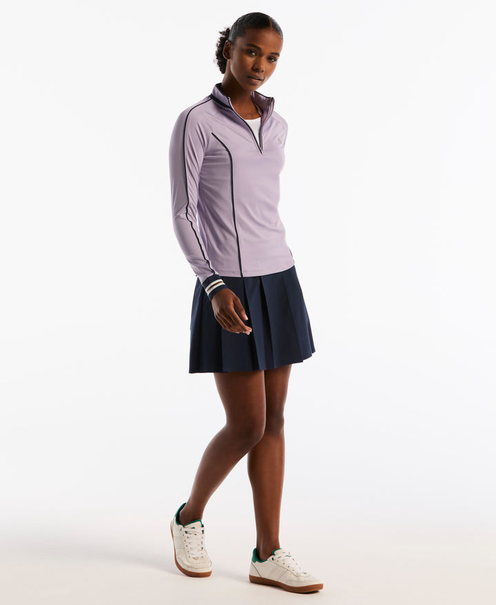 Long Sleeve Colorblock Sun Protection Shirt (Heirloom Lilac) 