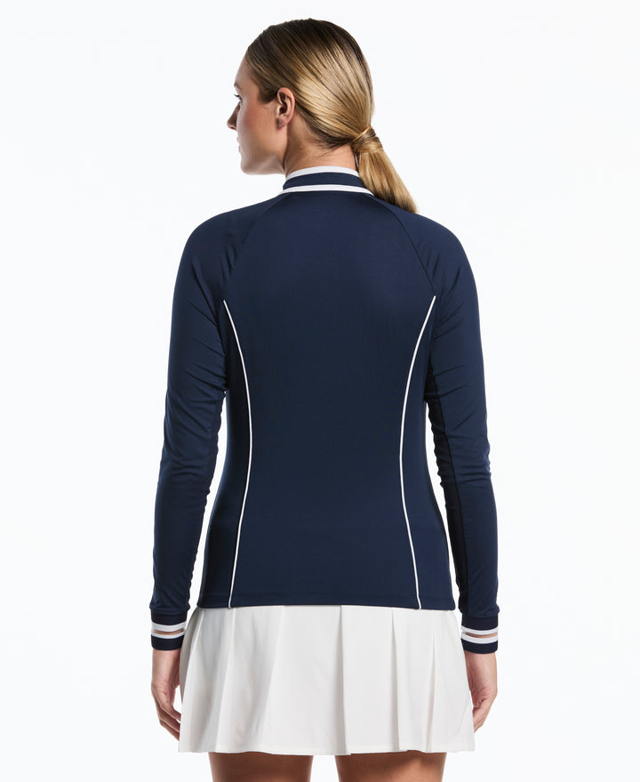 Quarter Zip UV Protection Shirt (Black Iris) 