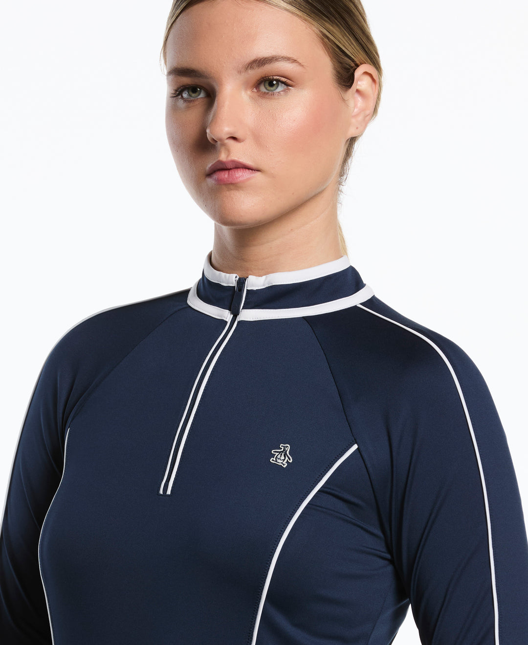Quarter Zip UV Protection Shirt (Black Iris) 