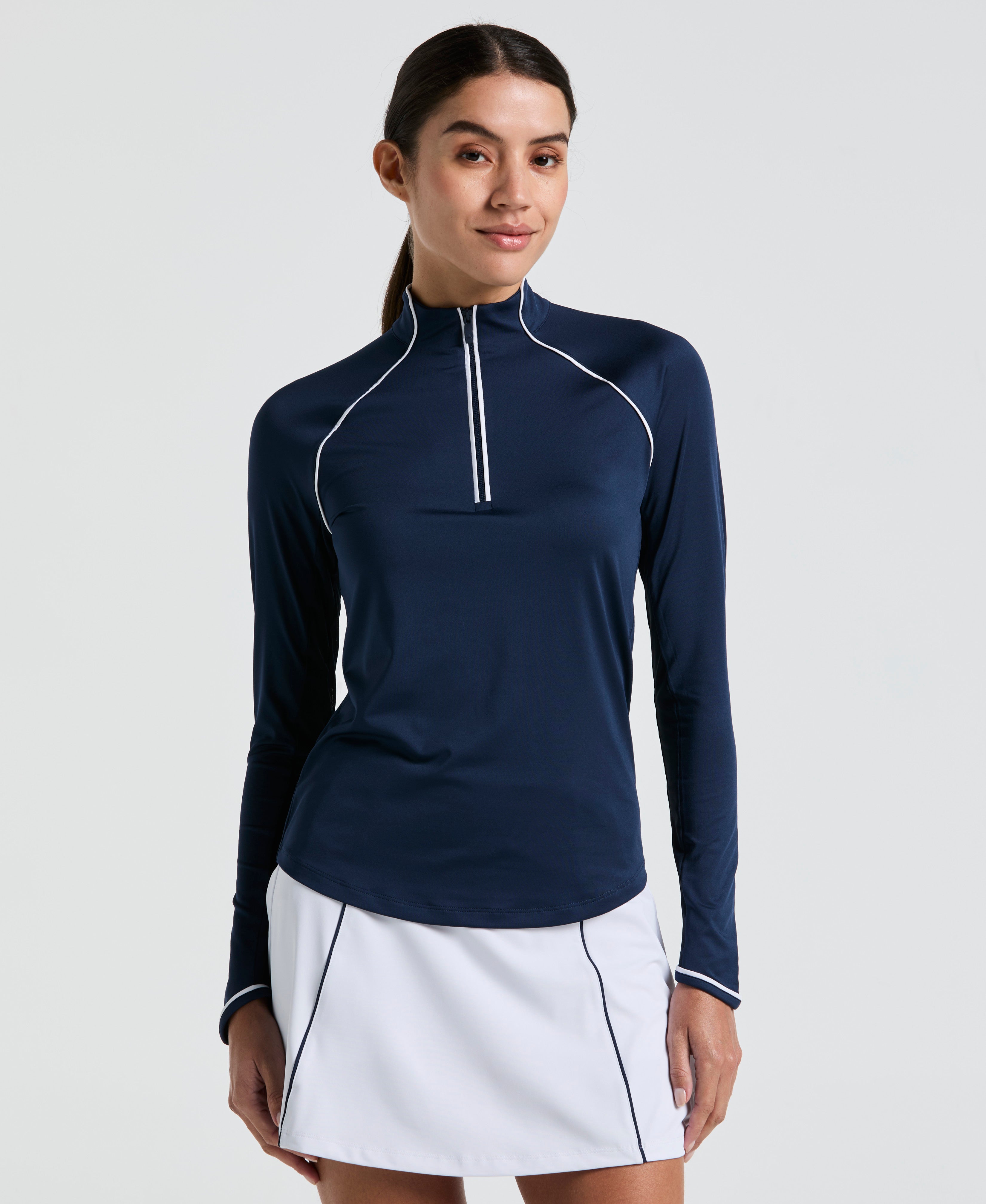 Women's Quarter Zip Tennis Shirt – Original Penguin US
