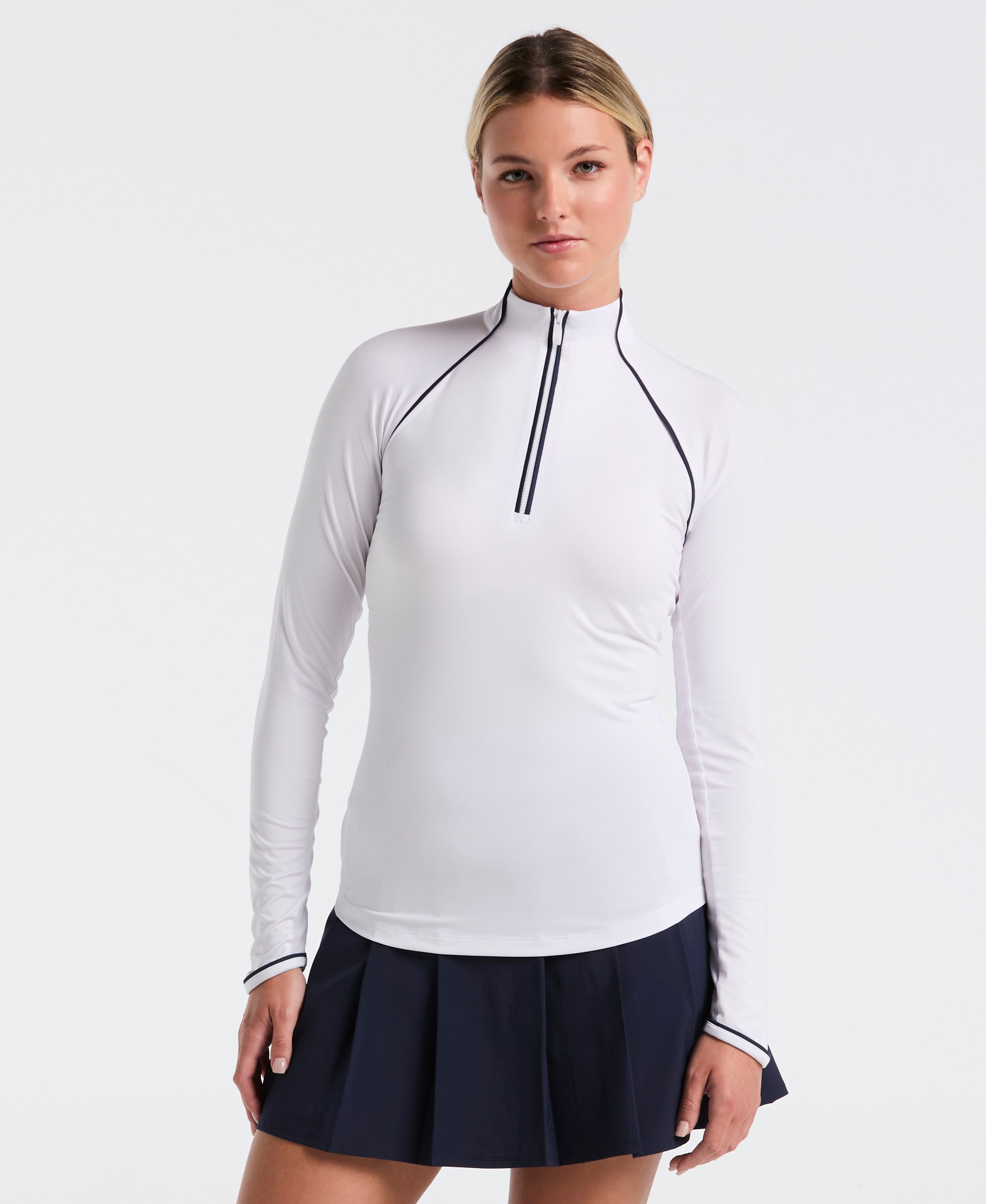 24SS ゴルフウェア【cph】ウィンドブレーカー　RUFFROG ピンク　S Women's Quarter Zip Tennis Shirt – Original Penguin US