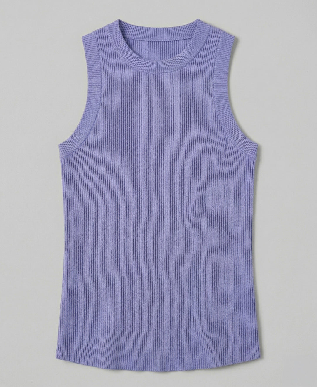 Women's Ribbed Tennis Tank Top-Women's Tanks-Pale Iris-XS-Original Penguin
