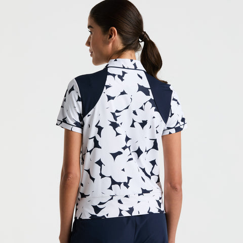 Women's Riviera Floral Golf Polo-Women's Polos-Original Penguin