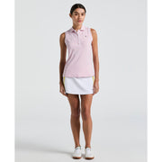Tennis Side Stripped Ribbed Tennis Skort (Bright White) 