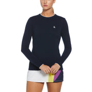 Solid Pullover Sweater (Black Iris) 