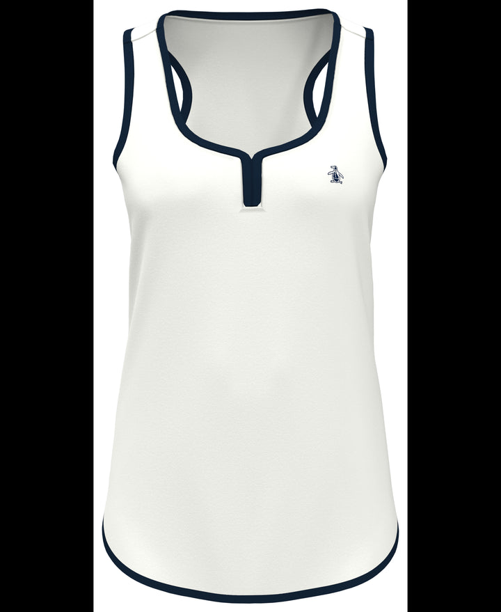 Womens Sweetheart Tennis Tank Top (Bright White) 