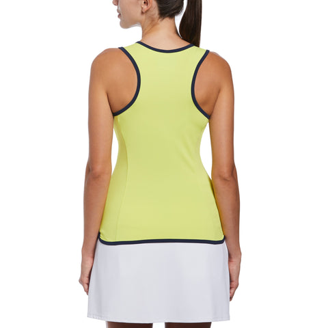 Womens Sweetheart Tennis Tank Top (Limeade) 