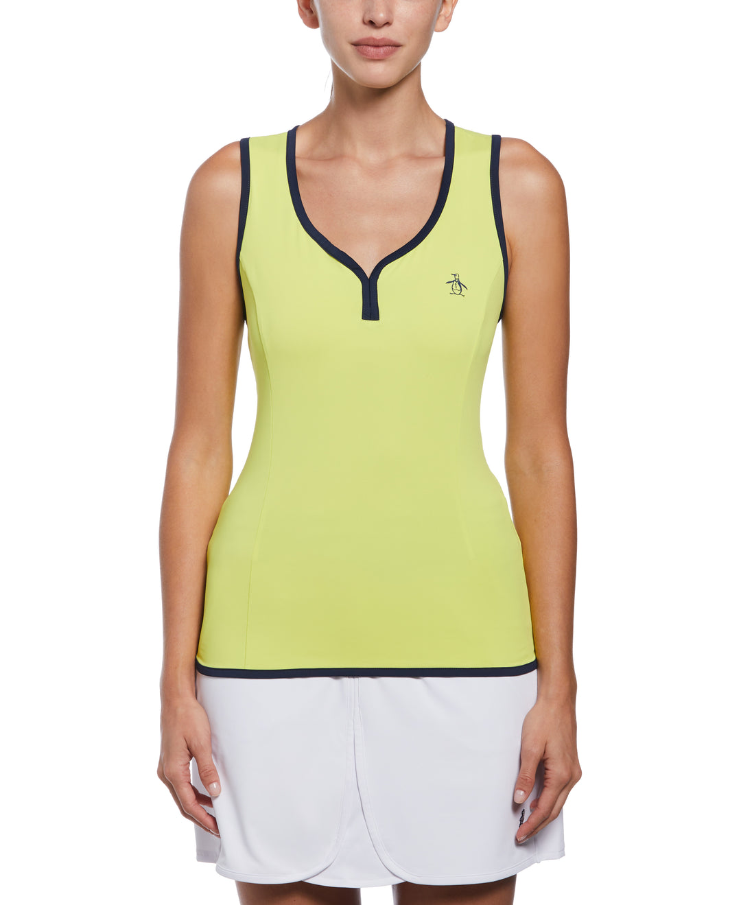 Womens Sweetheart Tennis Tank Top (Limeade) 