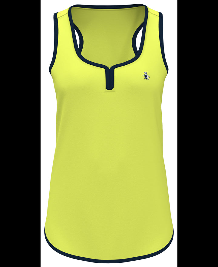 Womens Sweetheart Tennis Tank Top (Limeade) 
