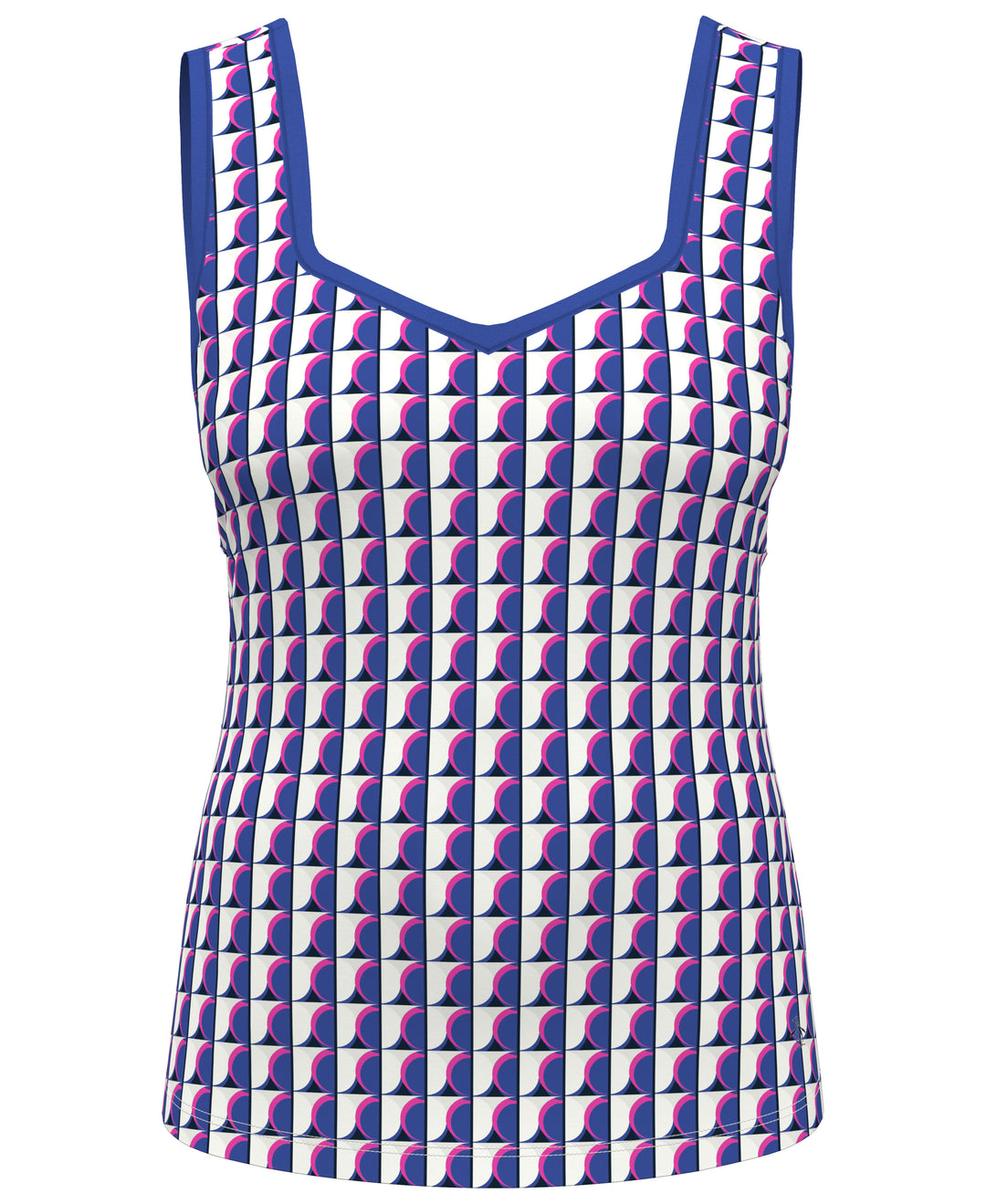 Women's Sweetheart Tennis Tank Top (Nebulas Blue) 