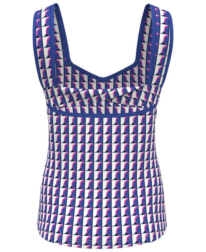 Women's Sweetheart Tennis Tank Top (Nebulas Blue) 