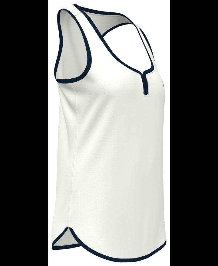 Womens Sweetheart Tennis Tank Top (Bright White) 