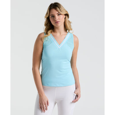 Women's Tennis Colour Block Tank Top (Castaway) 