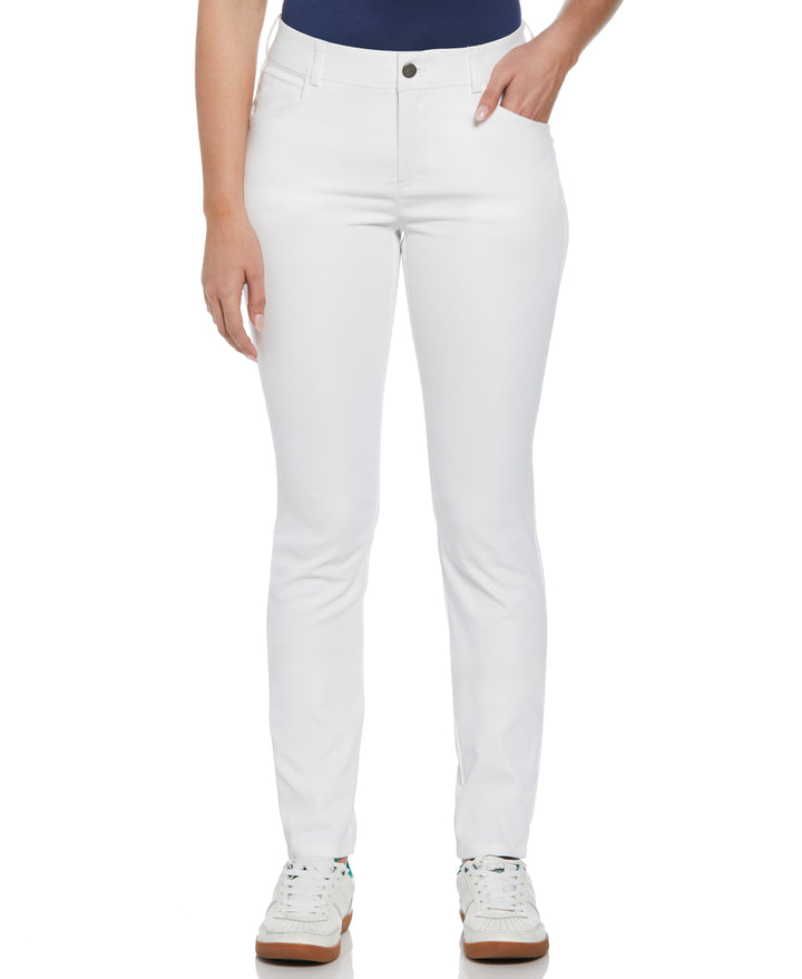 Womens Veronica 5-Pocket Full Length Golf Trousers (Bright White) 
