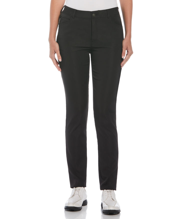 Womens Veronica 5-Pocket Full Length Golf Trousers (Caviar) 