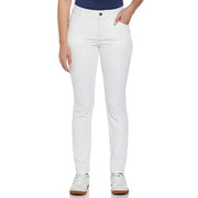 Womens Veronica 5-Pocket Full Length Golf Trousers (Bright White) 