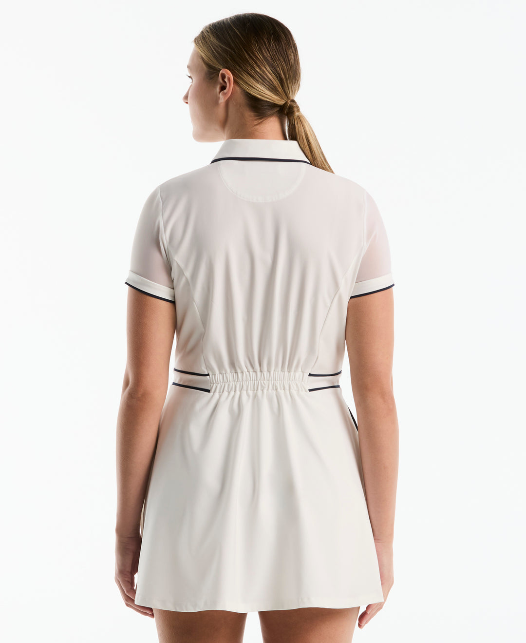 Women's Veronica Contrast Tipping Dress-Dresses-Original Penguin