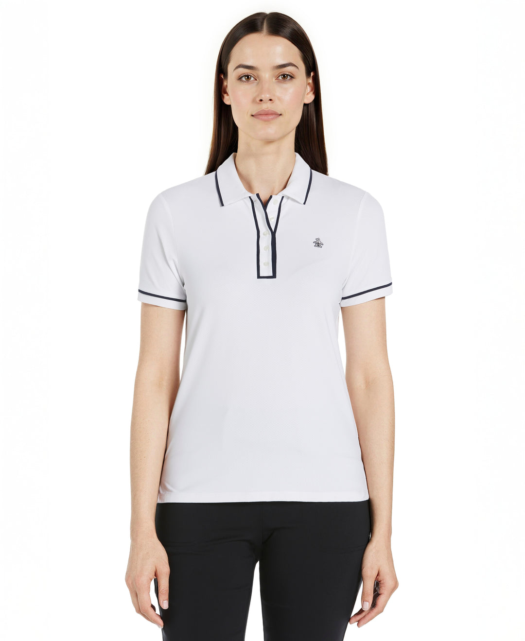 Women's Veronica Performance Golf Polo-Women's Polos-Bright White-XS-Original Penguin