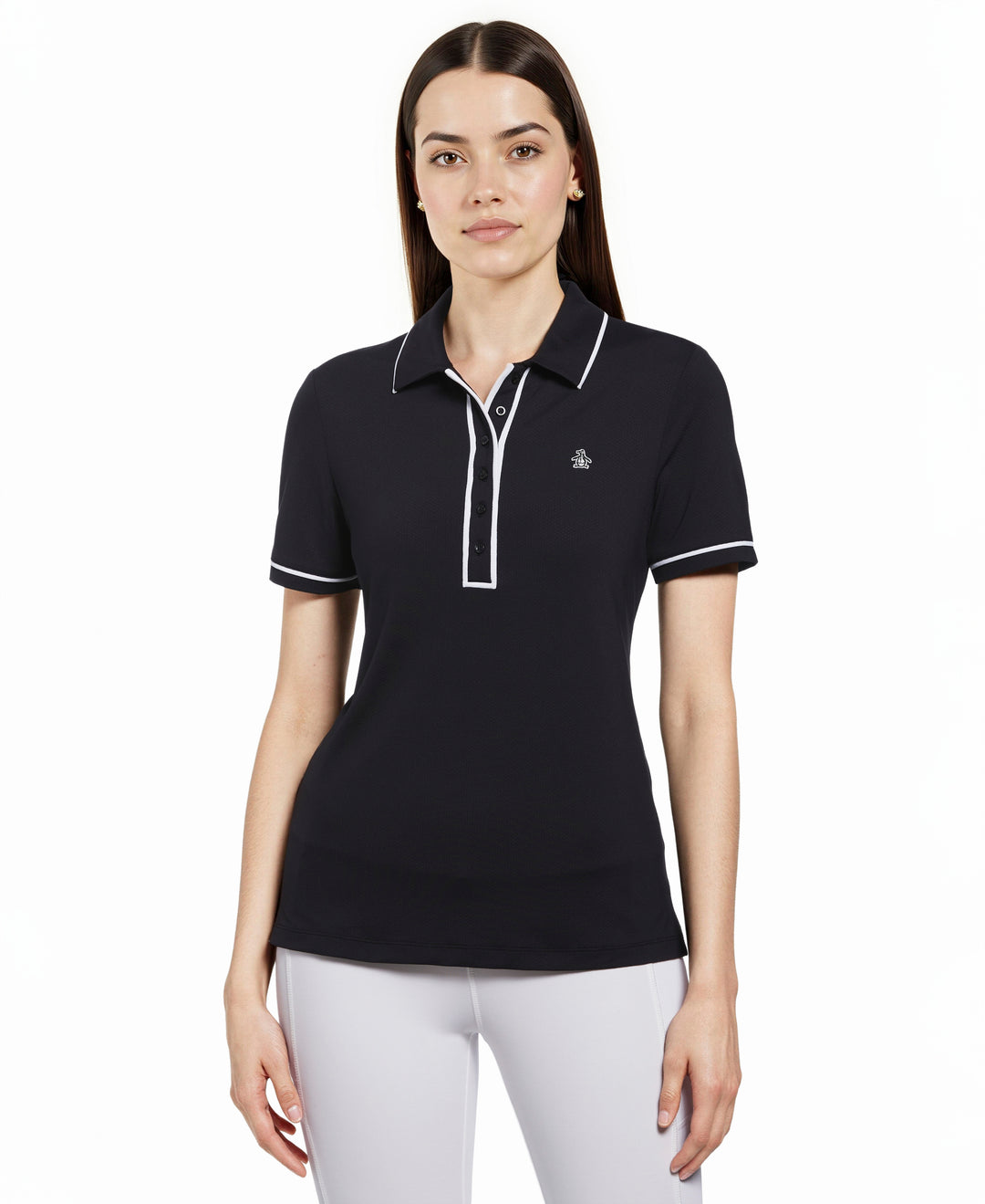 Women's Veronica Performance Golf Polo-Women's Polos-Caviar-XS-Original Penguin