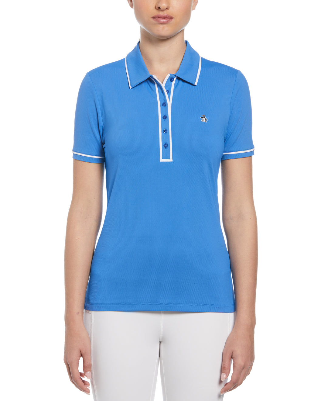 Women's Veronica Performance Golf Polo-Women's Polos-Nebulas Blue-XS-Original Penguin