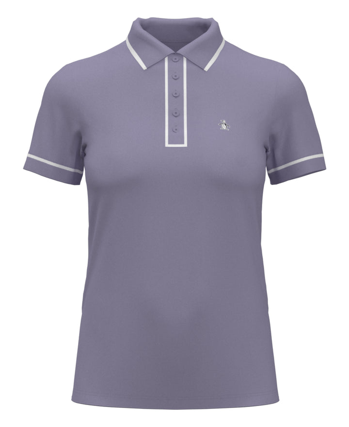 Performance Veronica Short Sleeve Golf Polo Shirt (Heirloom Lilac) 