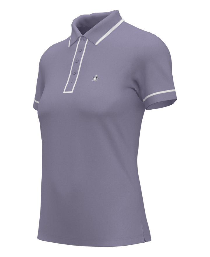 Performance Veronica Short Sleeve Golf Polo Shirt (Heirloom Lilac) 