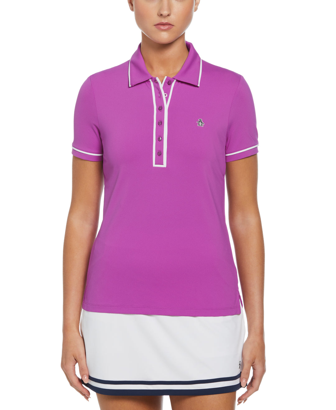 Women's Veronica Performance Golf Polo-Women's Polos-Purple Cactus Flower-XS-Original Penguin