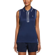Short Sleeve Veronica Polo (Black Iris) 