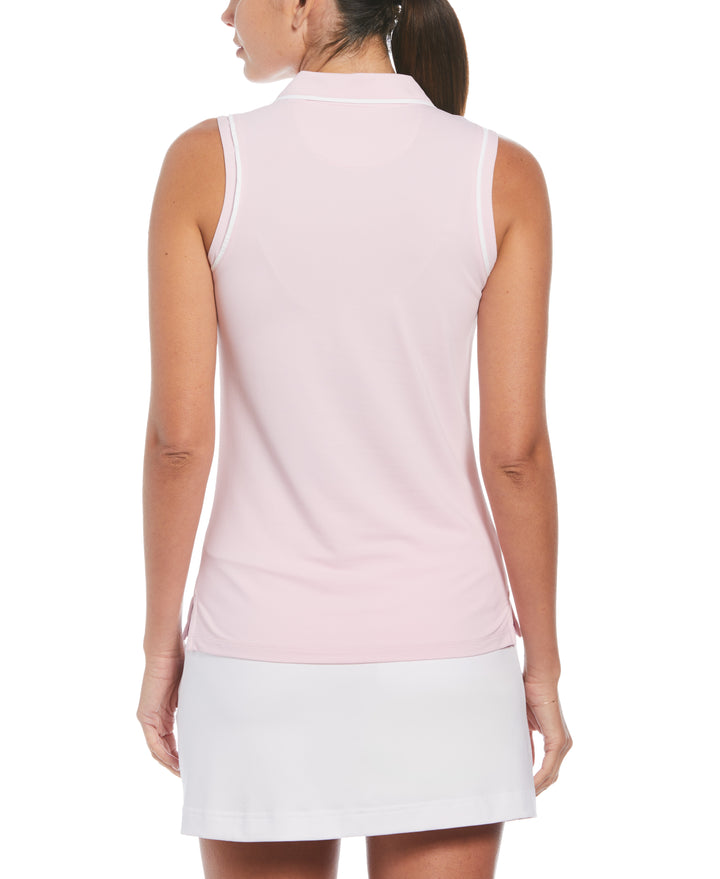 Veronica Sleeveless Golf Polo Shirt (Gelato Pink) 