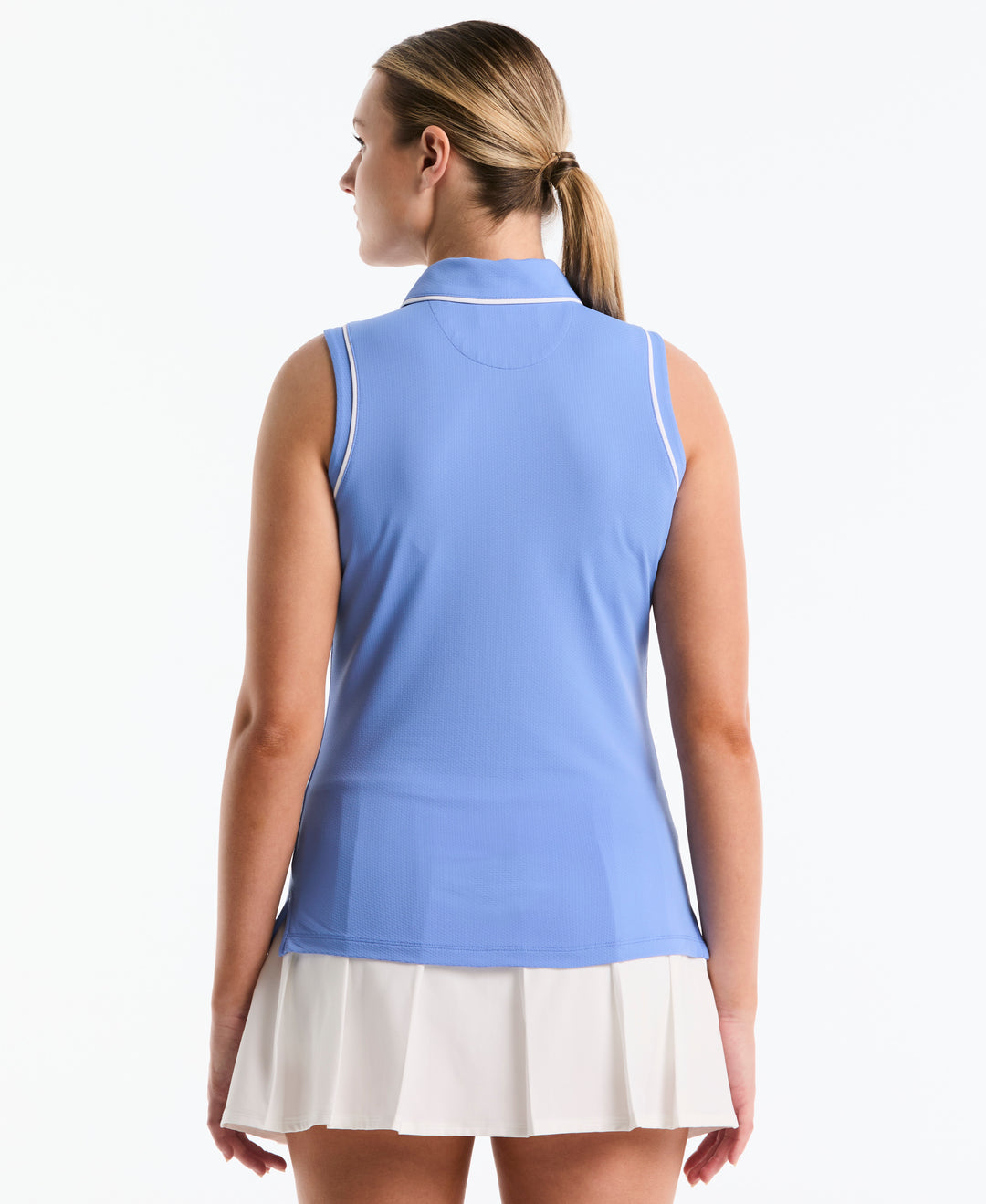 Veronica Sleeveless Golf Polo Shirt (Ultramarine) 