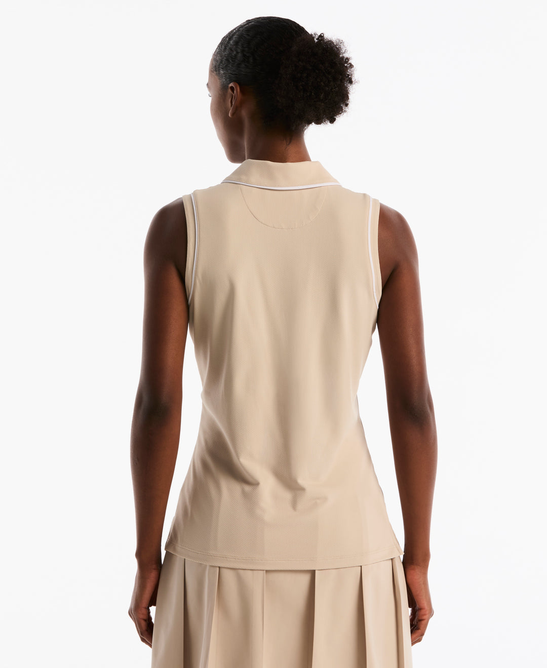 Women's Veronica Sleeveless Golf Polo (Tortilla) 