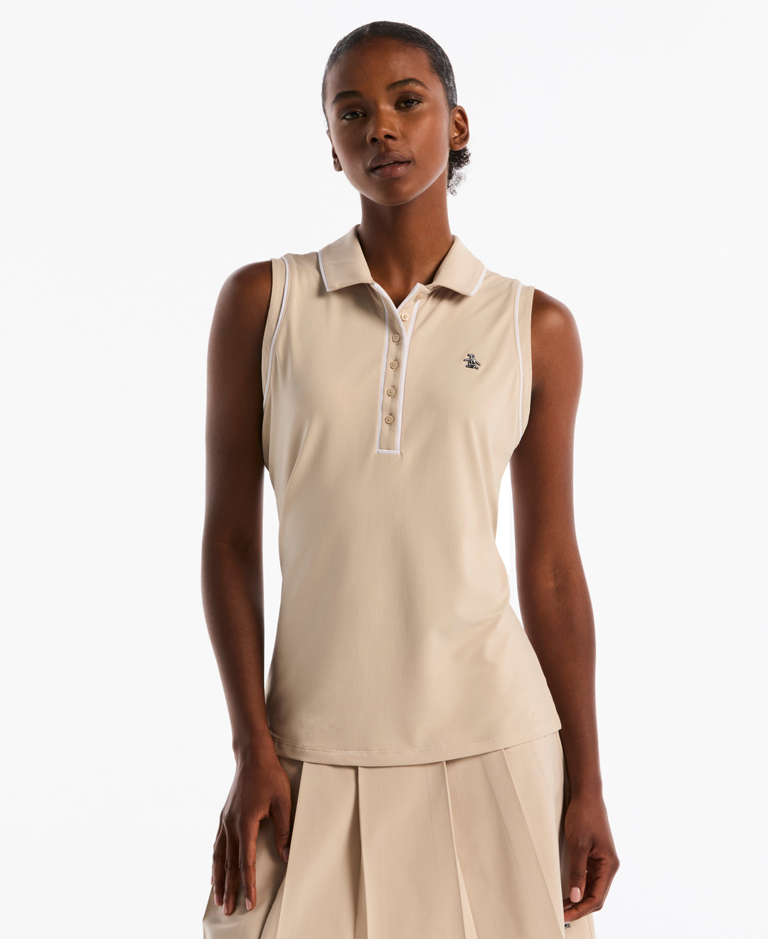 Women's Veronica Sleeveless Golf Polo (Tortilla) 