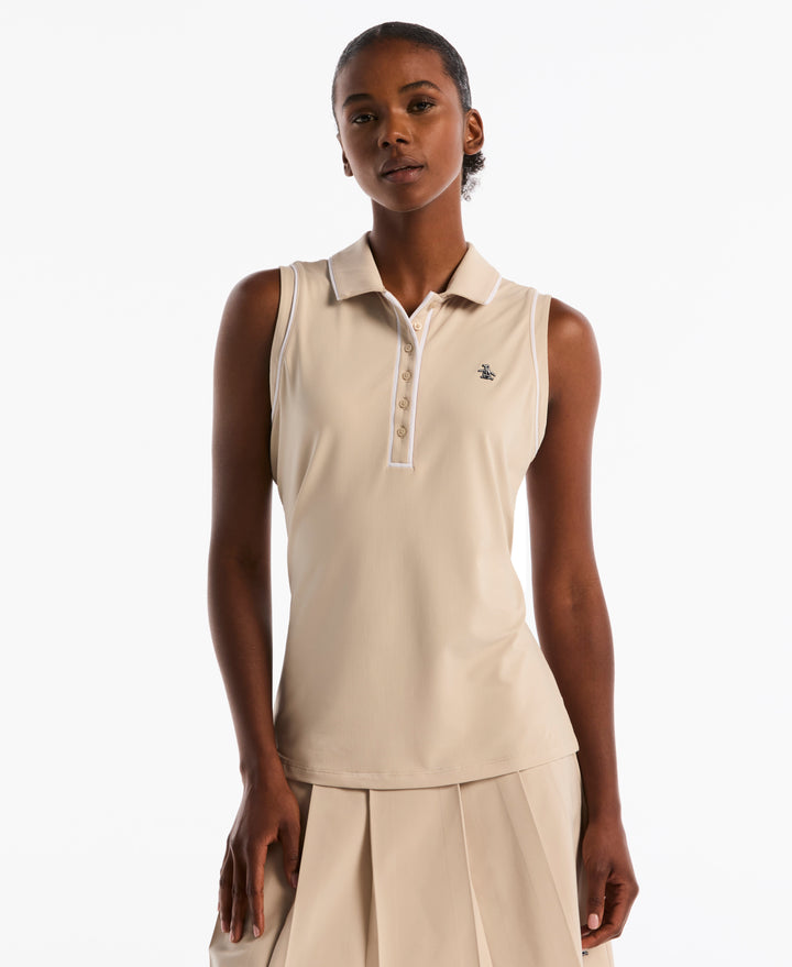 Women's Veronica Sleeveless Golf Polo (Tortilla) 