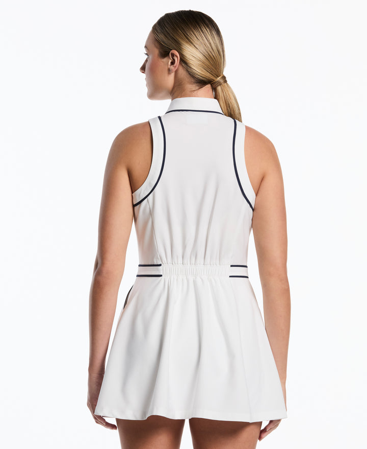 Veronica Sleeveless Dress (Bright White) 