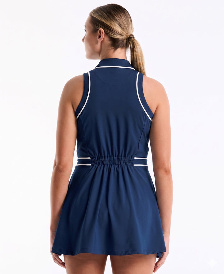 Women's Veronica Tipping Sleeveless Dress-Dresses-Original Penguin