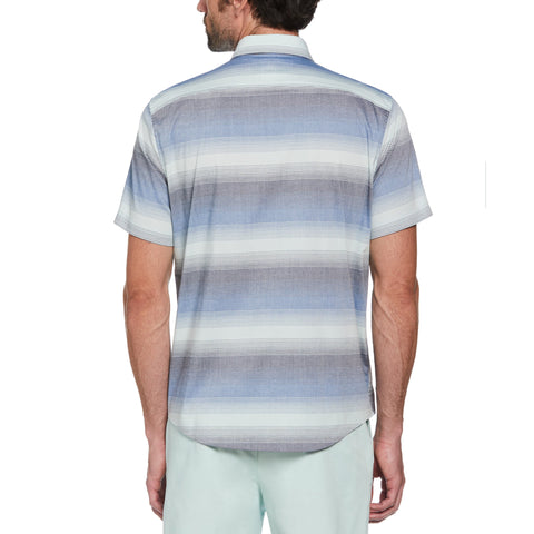 Woven Engineered Stripe Shirt (Surf Spray) 