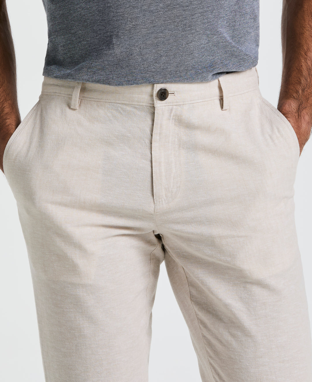 Yarn-Dye Linen Chino Pant (Natural Linen) 