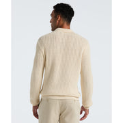 Cotton Zigzag Stitch Sweater Polo (Birch) 