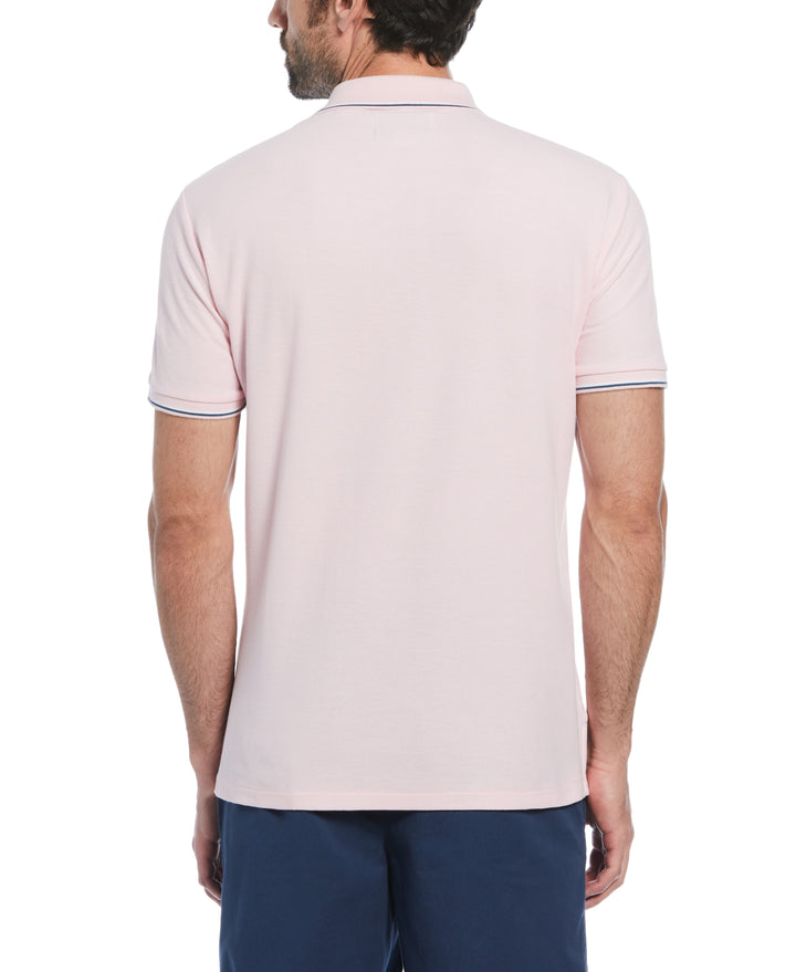 Big & Tall Mega Pete Pique Polo (Parfait Pink) 