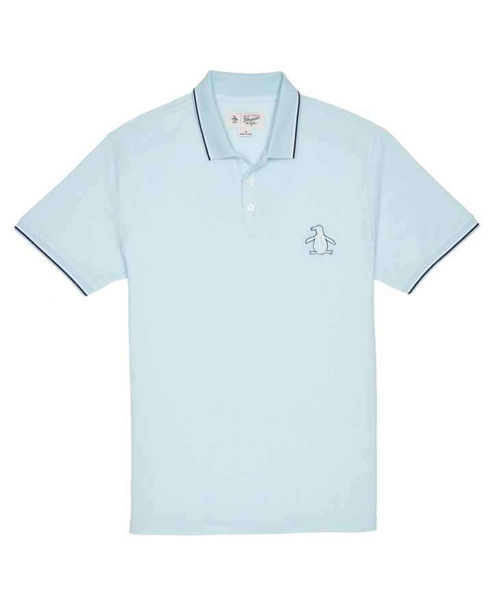 Big & Tall Mega Pete Pique Polo (Omphalodes) 