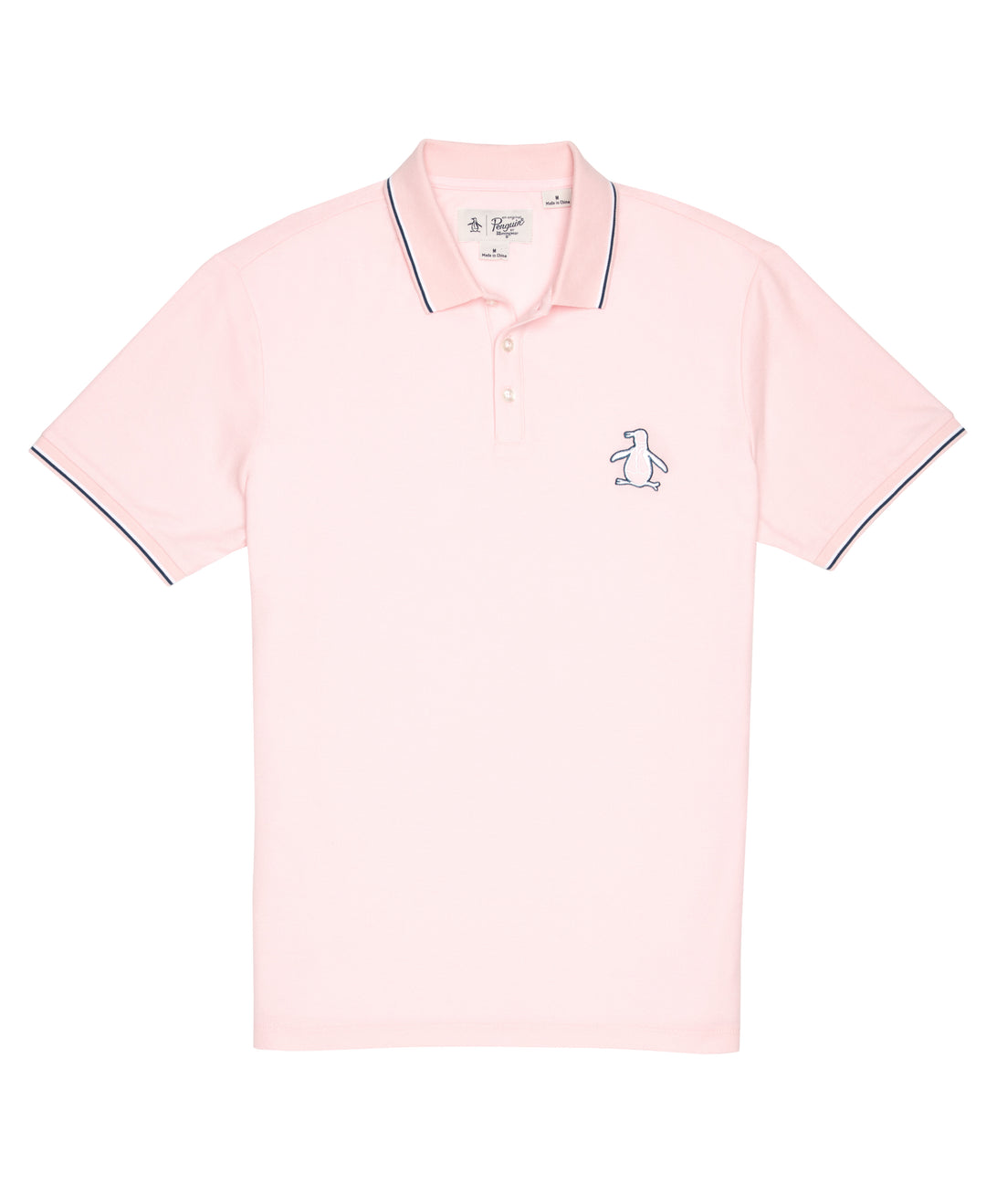 Big & Tall Mega Pete Pique Polo (Parfait Pink) 