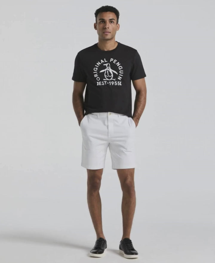 8" Stretch Twill Chino Short