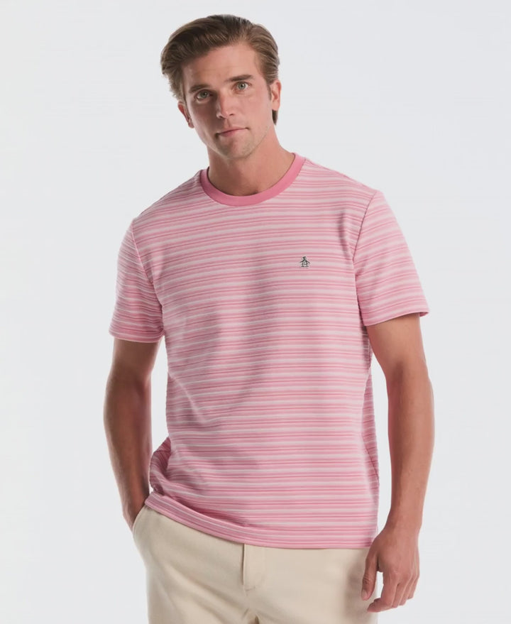 Jacquard Ottoman Mini Stripe Tee