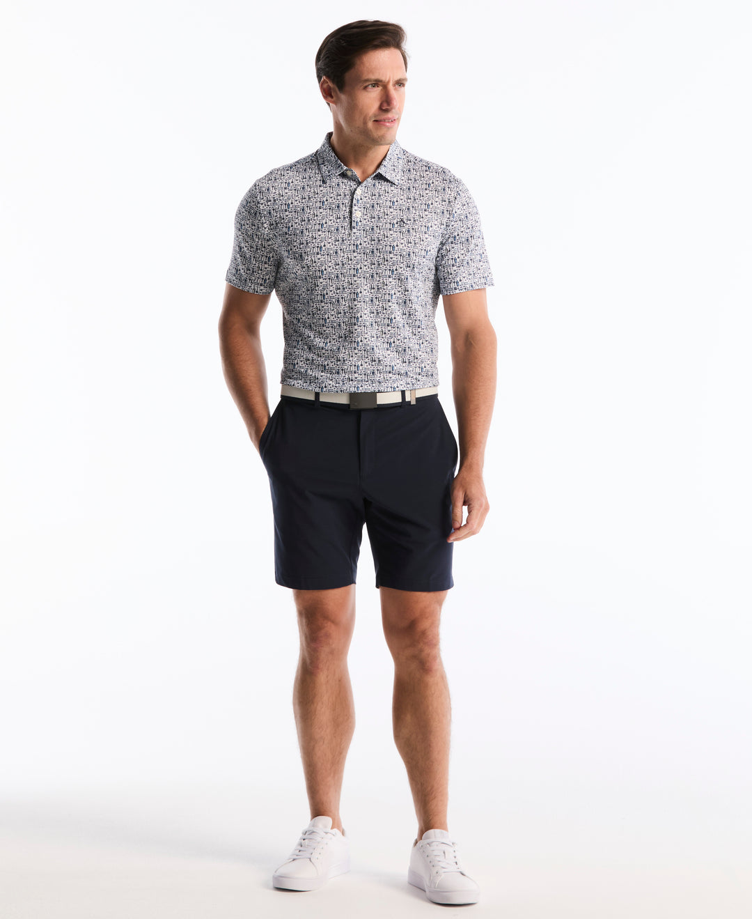 Printed Bartender Golf Polo